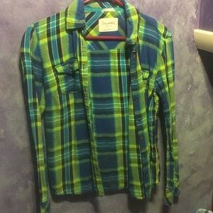 Plaid Button-Up Flannel